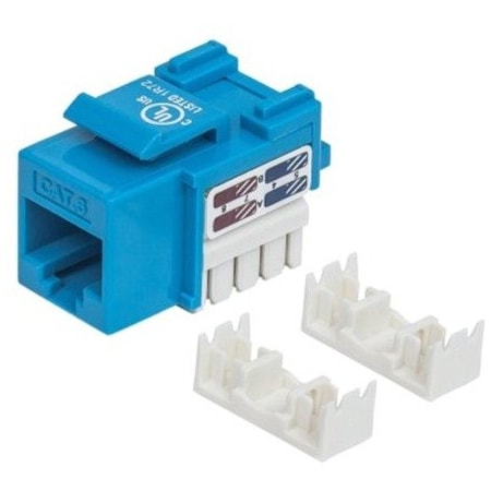 Intellinet Network Solutions CAT6 BLUE RJ45 KEYSTONE JACK UTP 210737