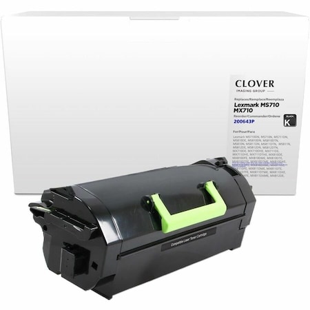 Clover Imaging Group CIG Reman High Yield Toner, Alternative for Lexmark 52D0HA0, 62D1H00 200643P