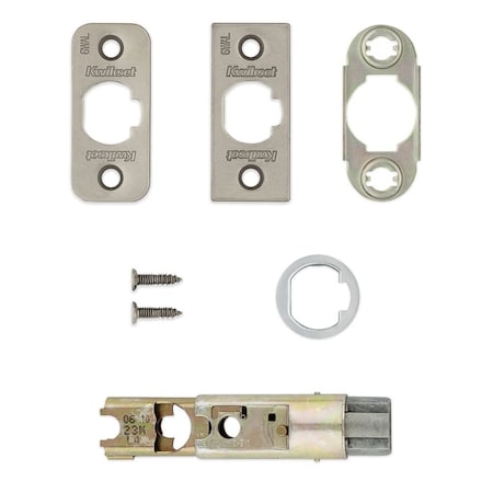 Kwikset 6 Way Adjustable Deadlatch Satin Nickel Finish 81825-004