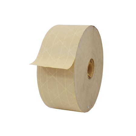 Wod Tape WATWTH Eco-Friendly Reinforced Gummed Kraft Paper Tape - 3 inch x 450 ft., 10PK WOD WATWTH-03000-10-450-BR