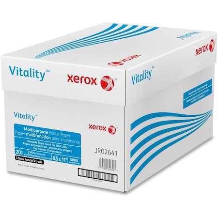 Xerox PAPER, VITALITY, 8.5X11, 3HP, PK10 XER3R02641