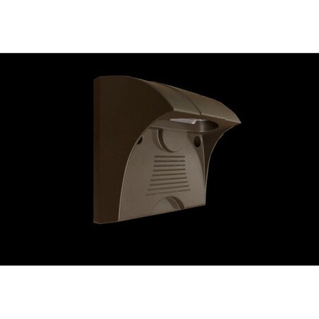 Westgate Square LED Mini Wall Pack 3000K Bronze WMS-S-30K-BR