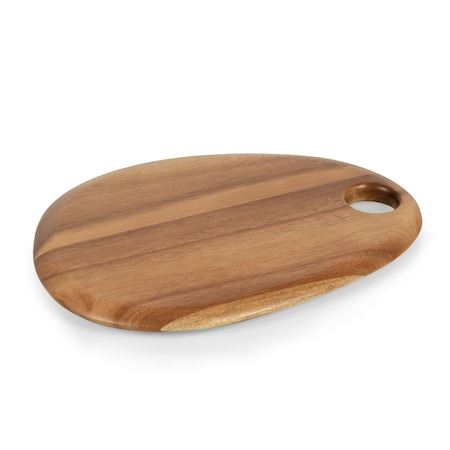 Picnic Time Family Of Brands Pebble Shaped Acacia Serving Board 12 x 9, Natural Acacia 832-12-512-000-0