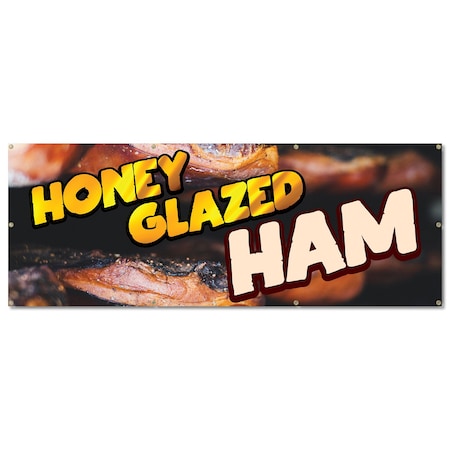 Signmission Honey Glazed Ham, 36 Inch, Banner B-96-30393