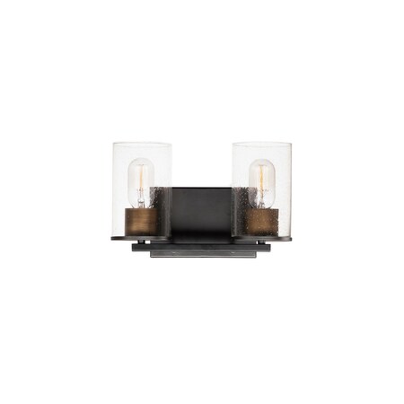 Maxim Sleek 2-Light Bath Vanity 11842CDABBK