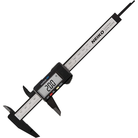 Neiko 6'' Digital Caliper, Plastic 01417A
