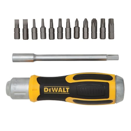 Dewalt RATCHT SCREWDRIVER 13PC DWHT69233