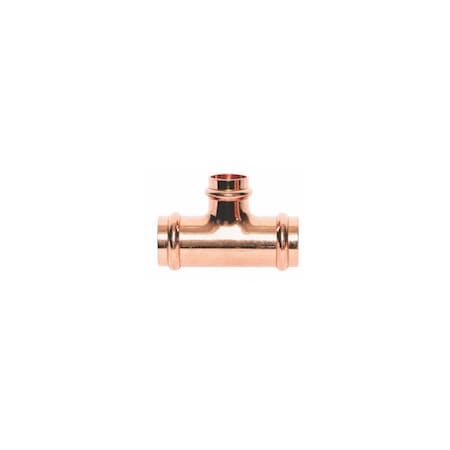 Nibco 3/4 In. x 3/4 In. x 1/2 In. PxPxP Reducing Press Copper Tee 9098550PCU