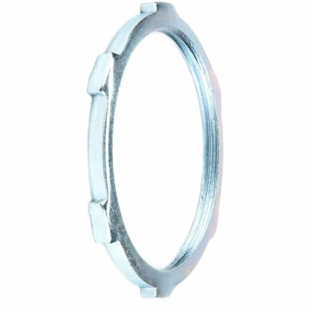 Dottie Conduit Fitting Locknut, 1 in, Threaded, Steel, Zinc Plated LN100