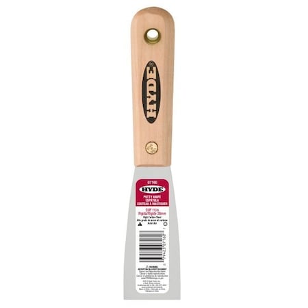 Hyde Stiff Putty Knife, Hardwood Handle - 1.5" Wide. 7160