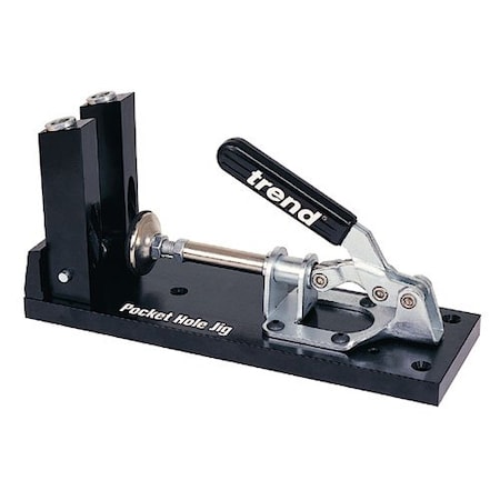 Trend Pocket Hole Jig Kit, Dual Column, Face Clamp, HSS Drill Bit, 100 Screws, PH/JIG, 100PK U*PH/JIG
