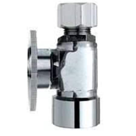 Protectionpro 0.5 x 0.5 x 0.37 in. Turn Quarter Inline Shut-Off Valve PR3109779