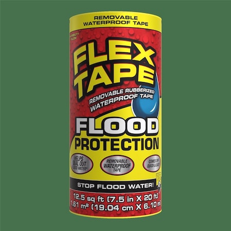 Flex Seal 7.5 in. x 20 ft. Floord Protection Yellow Waterproof Repair Tape 1026796