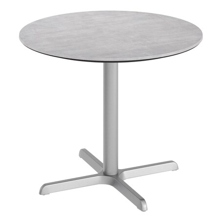 Flash Furniture Acadia 36 in Round Indoor Outdoor Tabletop, Gray Faux Concrete with TopGuard HPL, 30 in x 30 in ST-RD36-CMGY-T3030S-GG