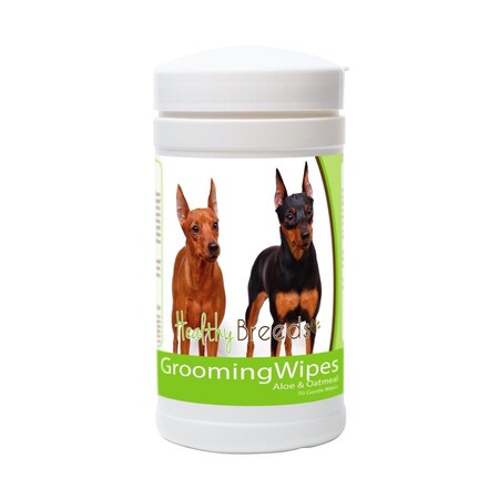 Healthy Breeds Miniature Pinscher Grooming Wipes 840235151586