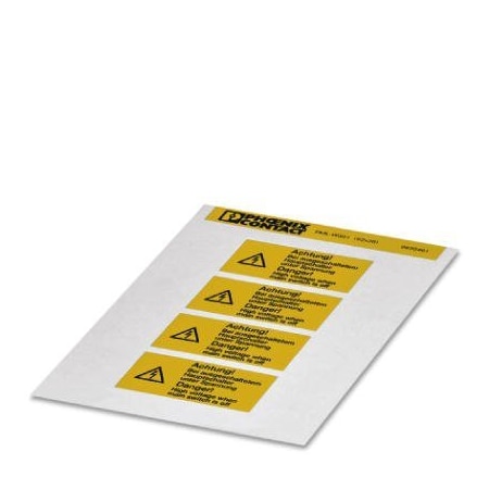 Phoenix Contact PML-W301 52X26 Warning label Sheet 0830461