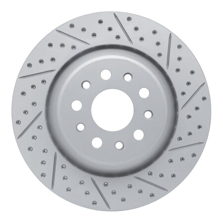 Dynamic Friction Co DFC Geoperformance Rotor - Drilled and Slotted 830-79010R