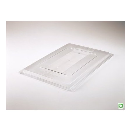 Rubbermaid Commercial Products Food Storage Tote Box Lid Clear 26" X 18" FG330200CLR