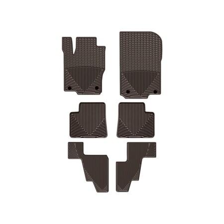 Weathertech Cocoa, Front, Rear, and Rear All Weather Floor Mats W257CO-W110CO-W316CO