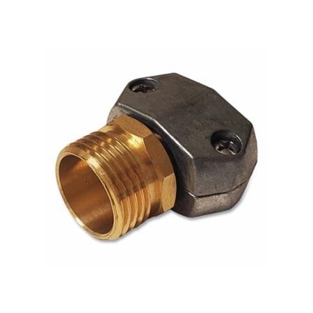 Chapin Garden Hose Repair/Replacement Part, 5/8 in to 3/4 in, Brass, Male Heavy-Duty Hose Mender, 20PK 139-6-9405