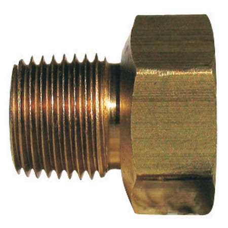 Swivel 0.37 x 0.12 in. Dia. Male for Brass Inverted Flare Adapter SW150686