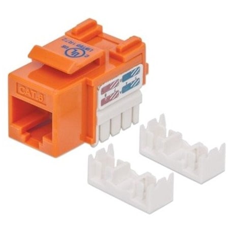 Intellinet Network Solutions CAT6 ORANGE KEYSTONE JACK UTP 210775