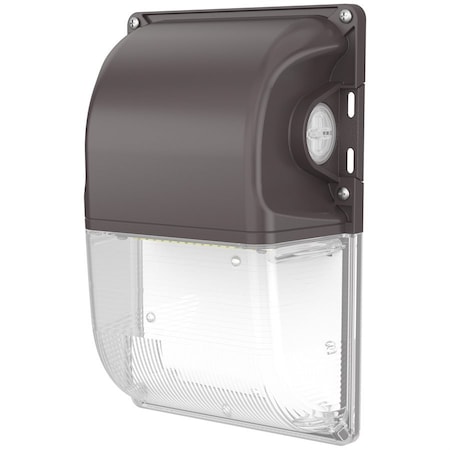 Sunlite LED 10" Power and Color Selectable Dimmable Photocell Bronze Mini Wall Pack Outdoor Fixture 08564-SU