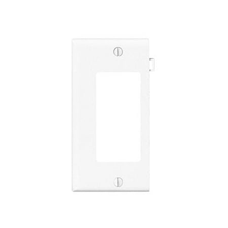 Leviton Decora Wallplate, Sectional, Gang 1, Ivory PSE26-W