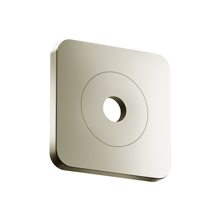 Axor Citterio Wall Plate SoftSquare 5" x 5" in Polished Nickel 28801831