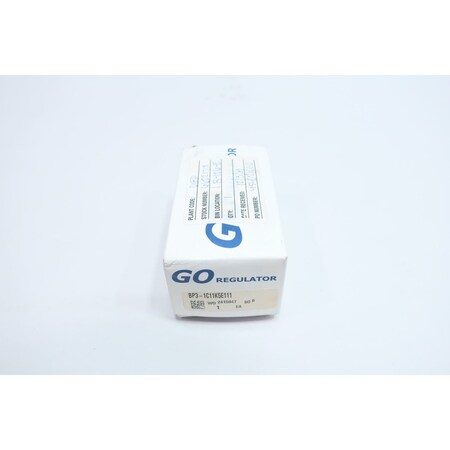 Go Regulator REGULATOR BP3-1C11K5E111
