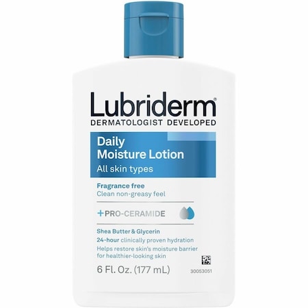 Lubriderm Daily Moisture Skin Lotion, White JOJ48826