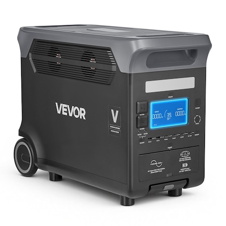 Vevor Portable Power Station 3000W 3072Wh Solar Generator for Home Hiking Travel LW3000