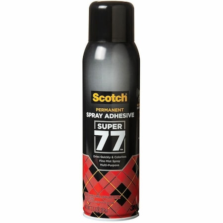 3M Multipurpose Adhesive Spray, Aerosol, 16.75 oz, Clear 77L