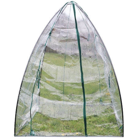 Zenport Steel Frame Winter Garden Tent, 55.1 inx55.1 inx70.9 in SH3287