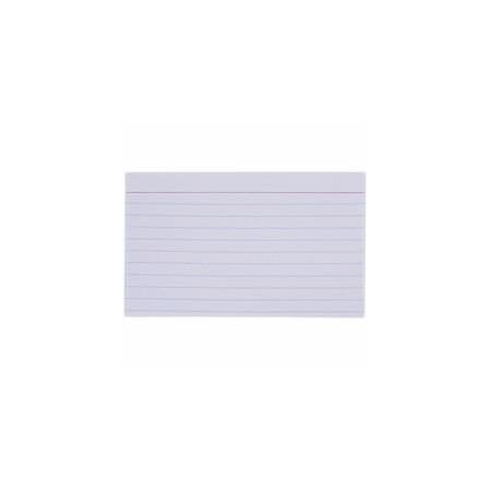 Universal Card, Index, Ruled, 3"x5", White, 100PK UNV47210
