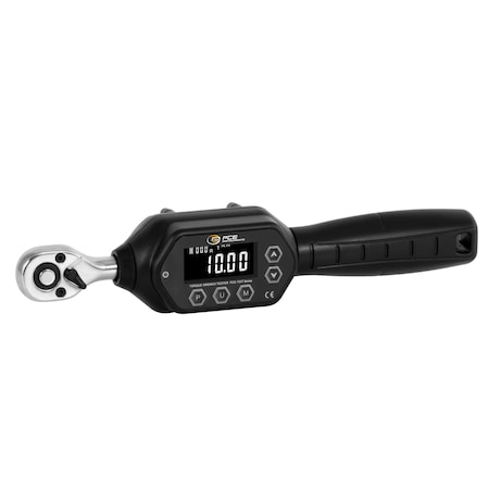Pce Instruments Digital torque wrench, 0.001-10 Nm for low torques with 1/4 in drive and 999-value memory PCE-TWT 10N