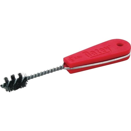Oatey Fitting Brush, 5 in OAL, Steel Bristle, 1-1/2 in L Brush, Plastic Handle 31327