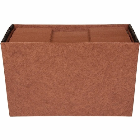 Business Source Expandable File Folders, Paper Stock, Brwn BSN26537