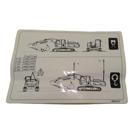 Liebherr LOADING SHEME UPPERCARRIAG, LIEBHERR OEM 10856702 10856702