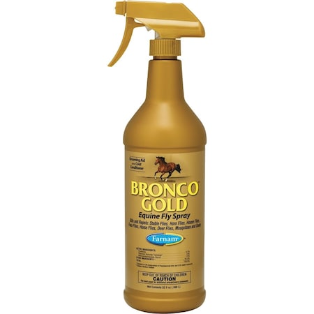 Farnam Bronco Gold 32 Oz. Trigger Spray Equine Fly Spray 3005635