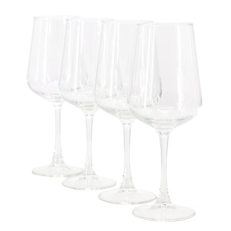 Gibson Home Belinni 4 Piece 15.4 Ounce Classic Wine Glass Set 140480.04