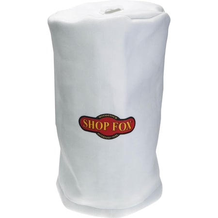 Shop Fox 2.5 Micron Upper Filter Bag with Logo D4572