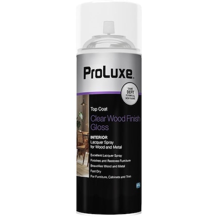 Proluxe Lacquer, Gloss, Aerosol, Clear, 12.25 oz, Can PLX010S/54