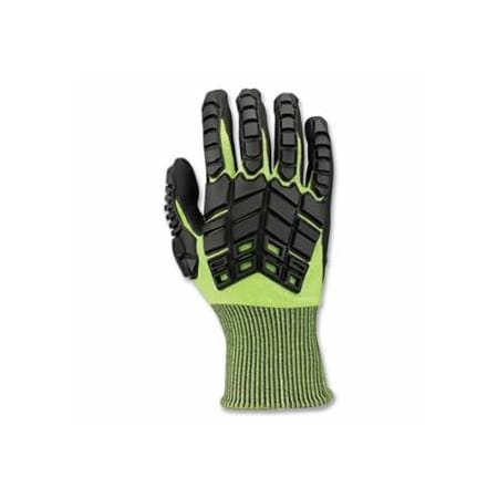 Honeywell Rig Dog, Light NBR High Dexterity Gloves, High Performance Polyethylene, Size 11, Green/Black 068-2332524N-11