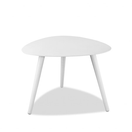Homeroots 16" White Aluminum End Table 372273