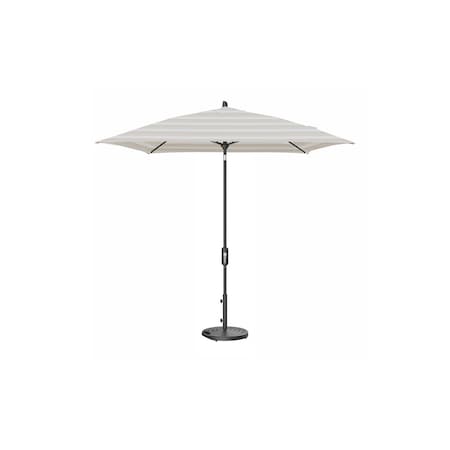 Treasure Garden 7.5 ft Square Patio Umbella, aluminum, fiberglass ribs, outdoor, Direction Linen Stripe UM847SQ-09 40599-01 Direction Linen Stripe