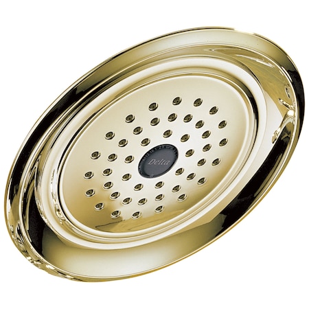 Delta Universal Showering Components Single-Setting Raincan Shower Head In Polished Brass RP48686PB
