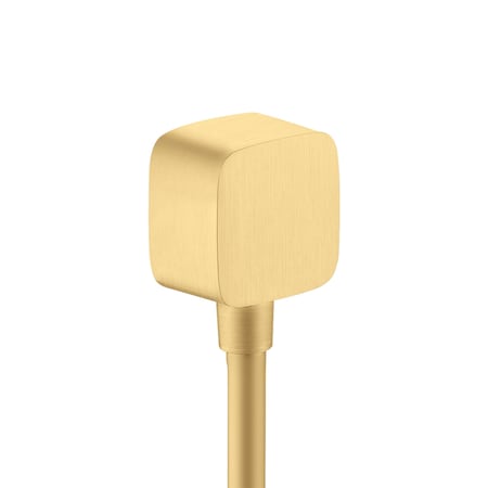 Axor ShowerSolutions Wall Outlet SoftCube with Check Valves in Brushed Gold Optic 36731251