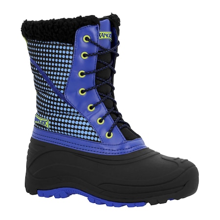 Ranger Youth Winter Boot, 1 M, 8 in H, Blue Black RGSBY20