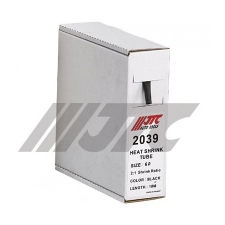 Jtc Auto Tools 10m Heat Shrink Tubing, Diameter 4mm, Supplied ID 4.5mm, recovers to 2mm 2037